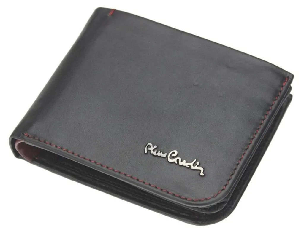 Pierre Cardin Portefeuille TILAK35 324 RFID en Cuir Élégant - Noir