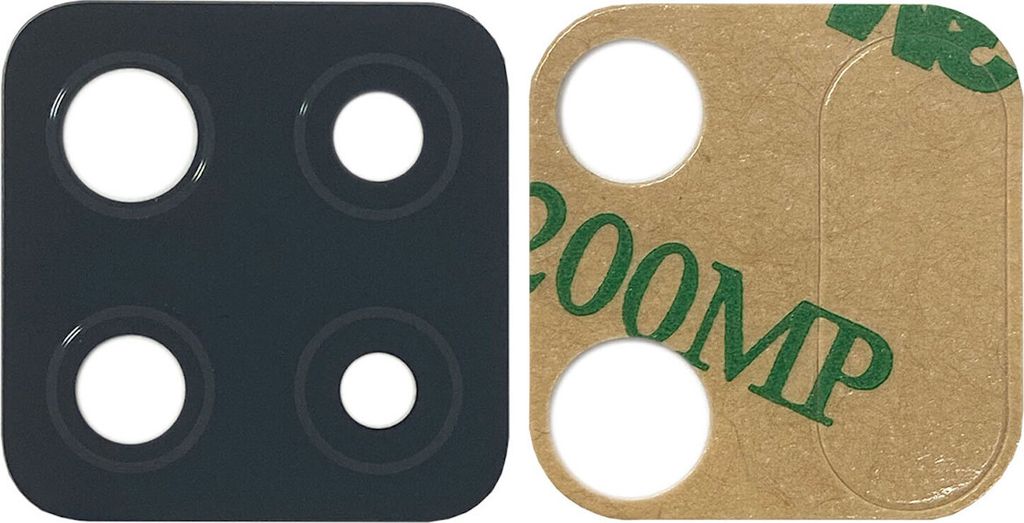Kamera Linsencover für Samsung Galaxy A12 Schwarz Camera Produktbild 