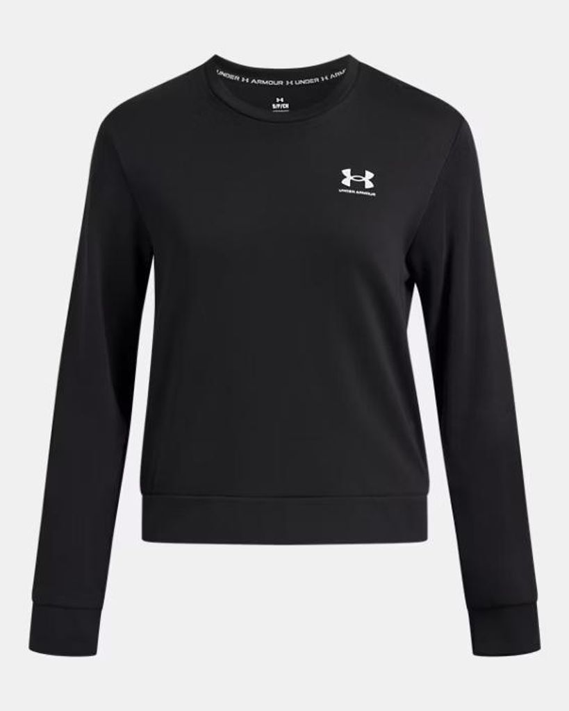 Under Armour UA Rival Terry Crew schwarz LG