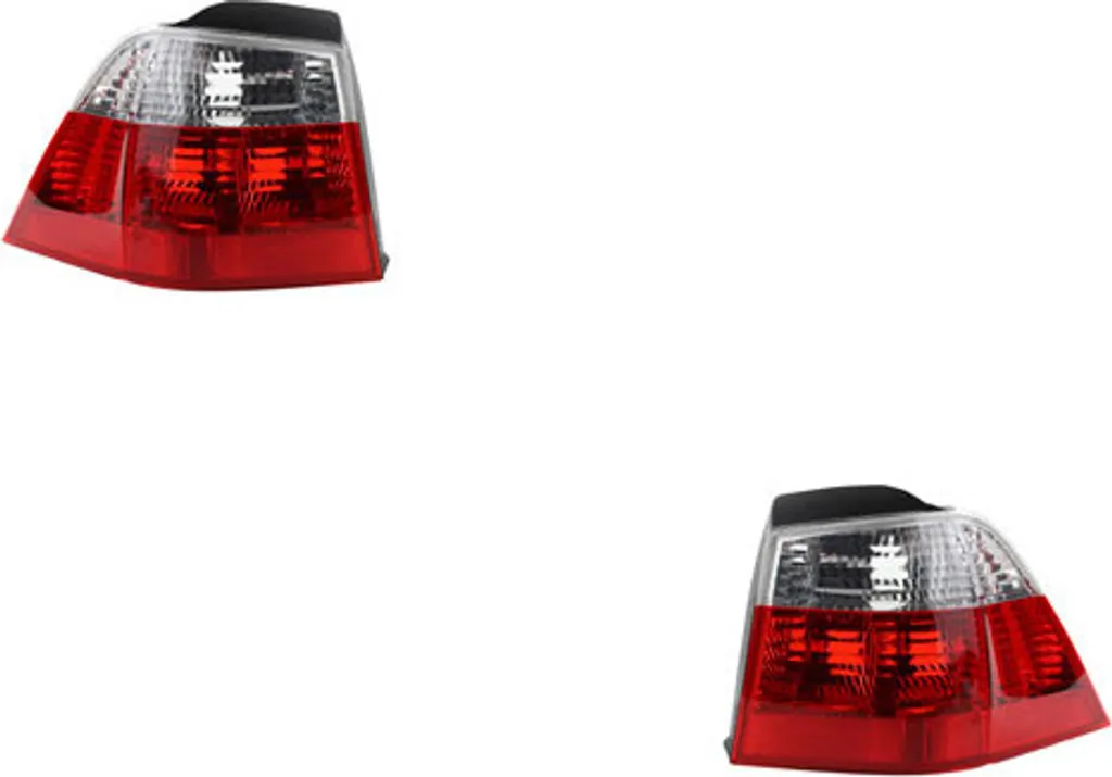 Phare arrière de remplacement pour BMW Série 5 E61 Touring rouge et blanc