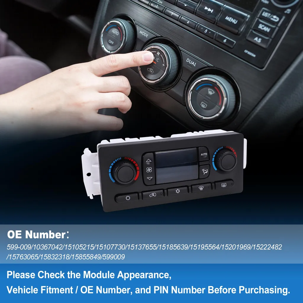 Commande de Chauffage pour Cadillac Escalade 2003-2005 - Module de Rechange