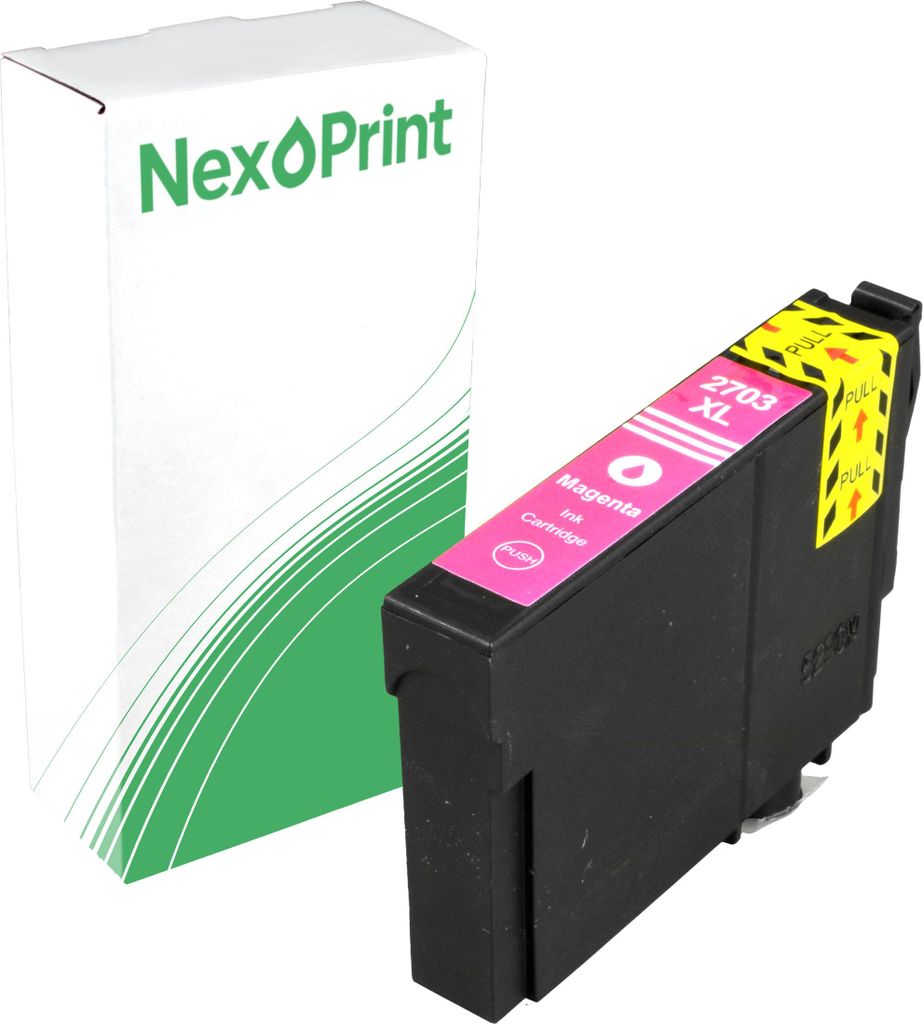 NexoPrint C13T271340 27XL magenta Druckerpatronen kompatibel zu Epson WorkForce WF-7615 DWF WorkForce WF-7620 DTWF WorkForce WF-7710 DWF ca. 1550 S...