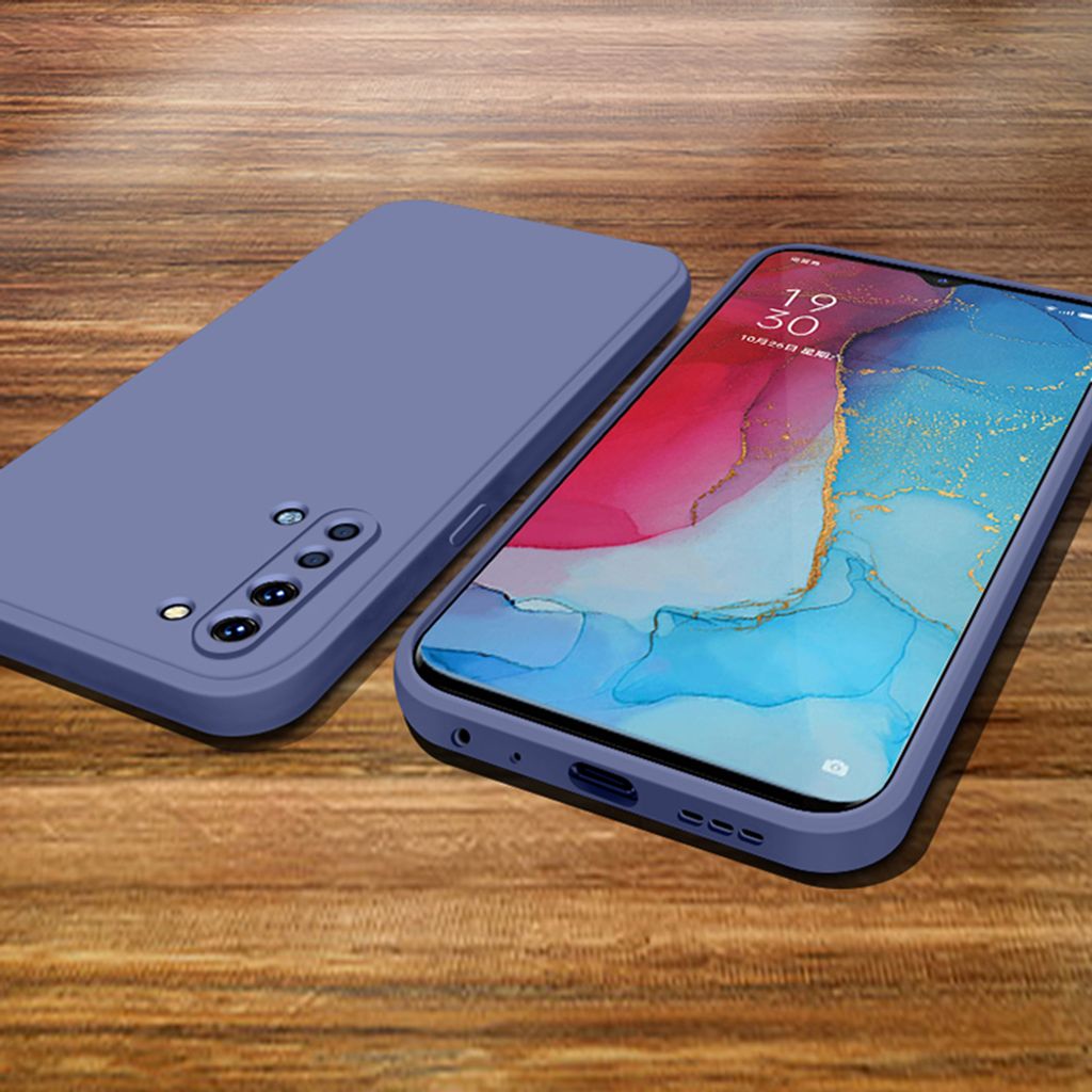 EASSGU Handyhülle Für Oppo Find X2 Lite (6,4 Zoll) – Weiches TPU-Silikon, Chinarot, Stoß- Und Kratzfest
