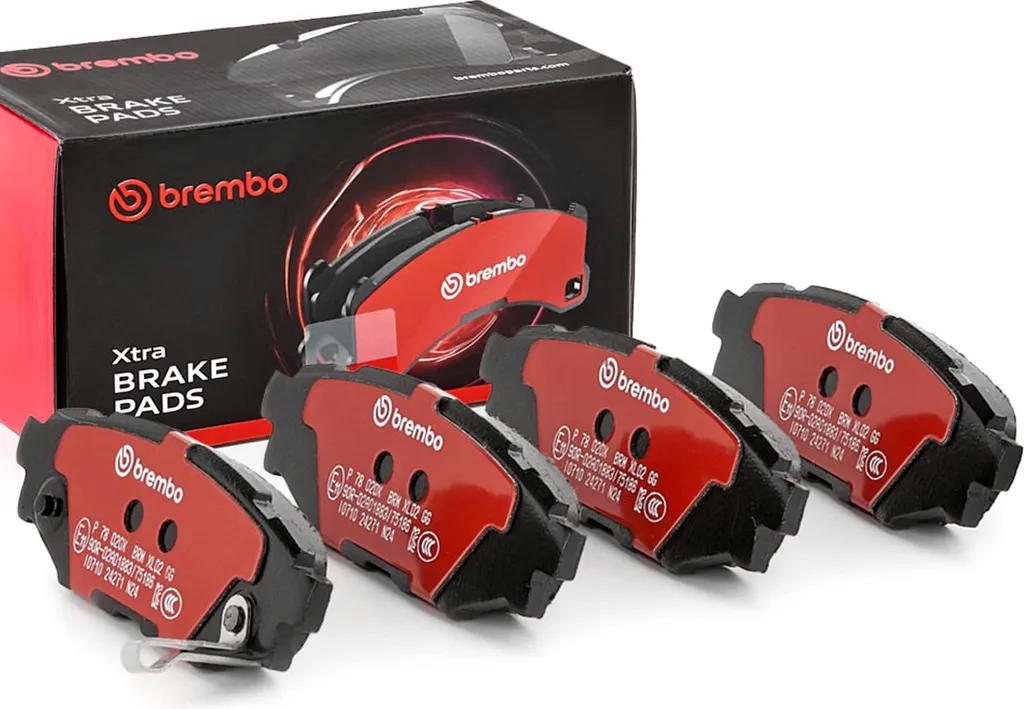 Plaquettes de frein arrière BREMBO P 78 020X : plus de bruit ni fading