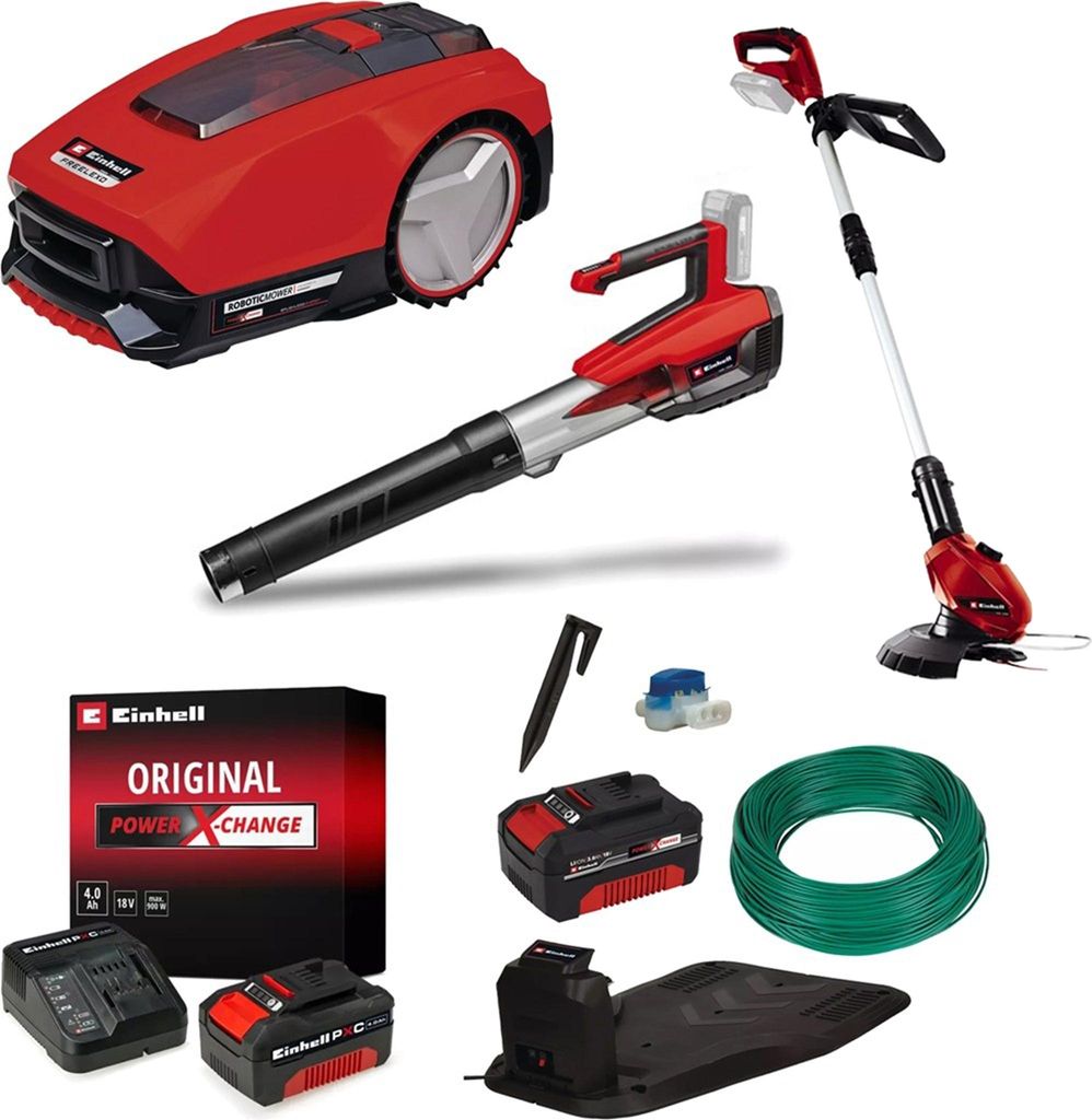 Einhell Mähroboter FREELEXO 550 Kit inkl. 3,0 Ah Akku und Ladegerät