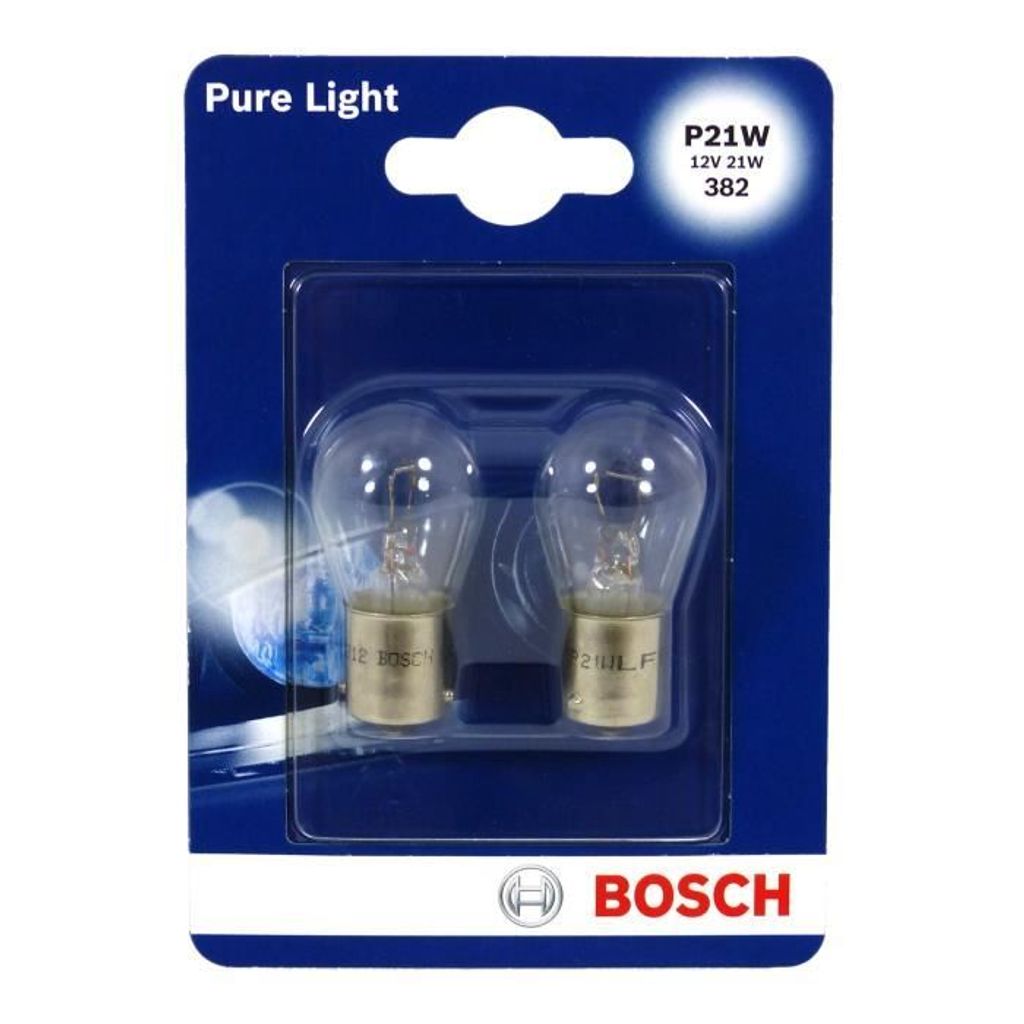 Bosch P21W Pure Light Kfz Glühlampe 12V, BA15s