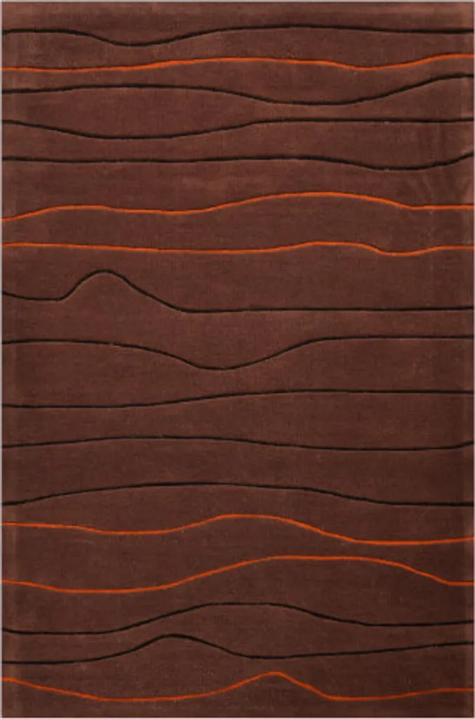 Tapis de Salon Tufting Mocca 120x180 cm pour un Intérieur Chaleureux