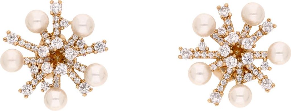 joella damen ohrringe - gold, one size