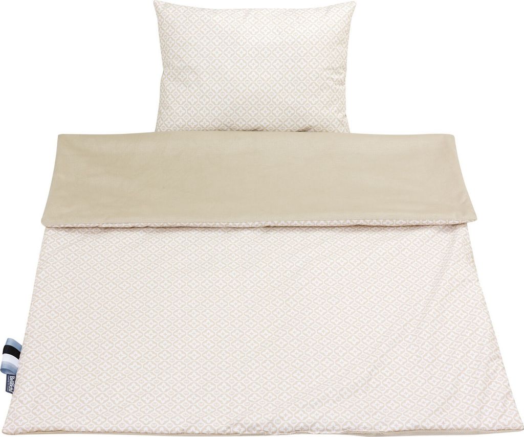 Bellochi Multifunktional Baby Decke Set - Doppelseitig Baby Bettwäsche 75x100 cm und Kissen 30x40cm - aus Baumwolle und Samt - (Lux)