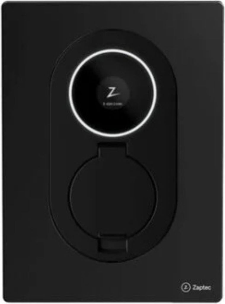 Zaptec Go 2, Czarny, Ściana, LCD, 1.6J, Typ 2, Krótkie Zdjęcie produktu 