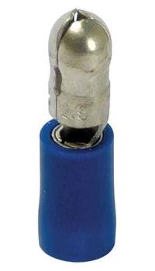 Carpoint 550 Rundstecker Male Blau Ø 5.0mm 10 Stück