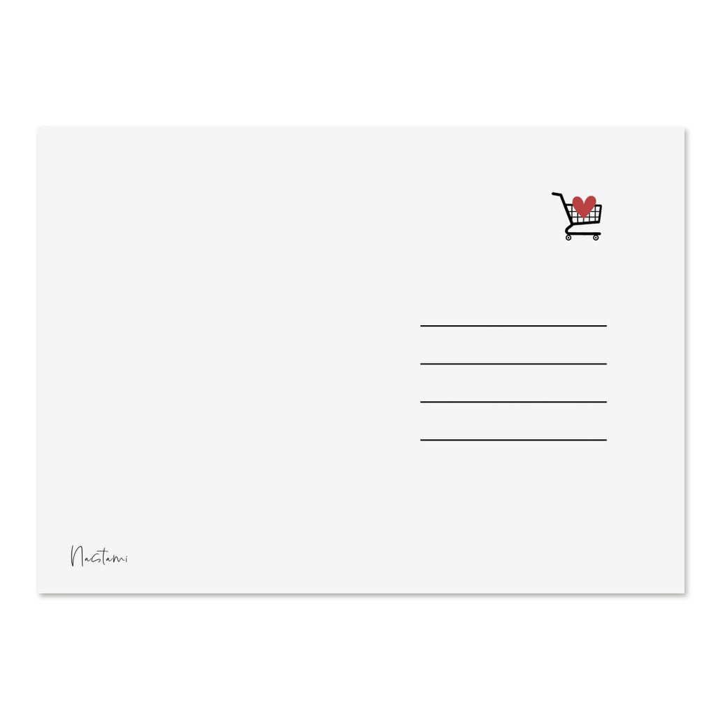 Postkarte LIEBE im Internet gefunden Produktbild 2