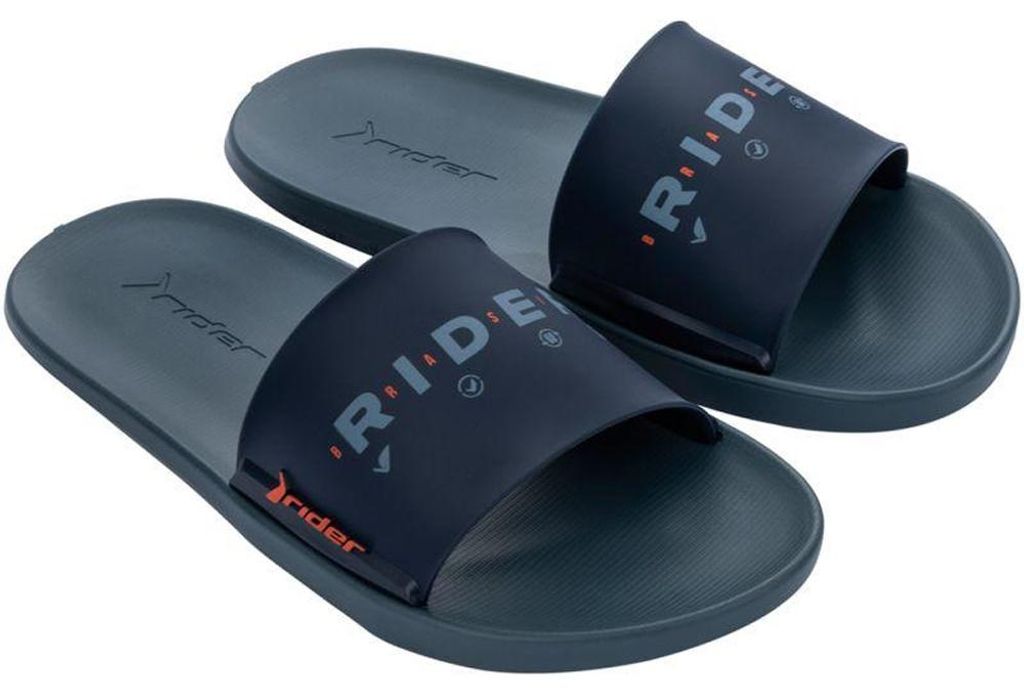 Rider - Bildlich Badesandale für Herren PP9177 (44,5 EU) (Dunkles Marineblau)