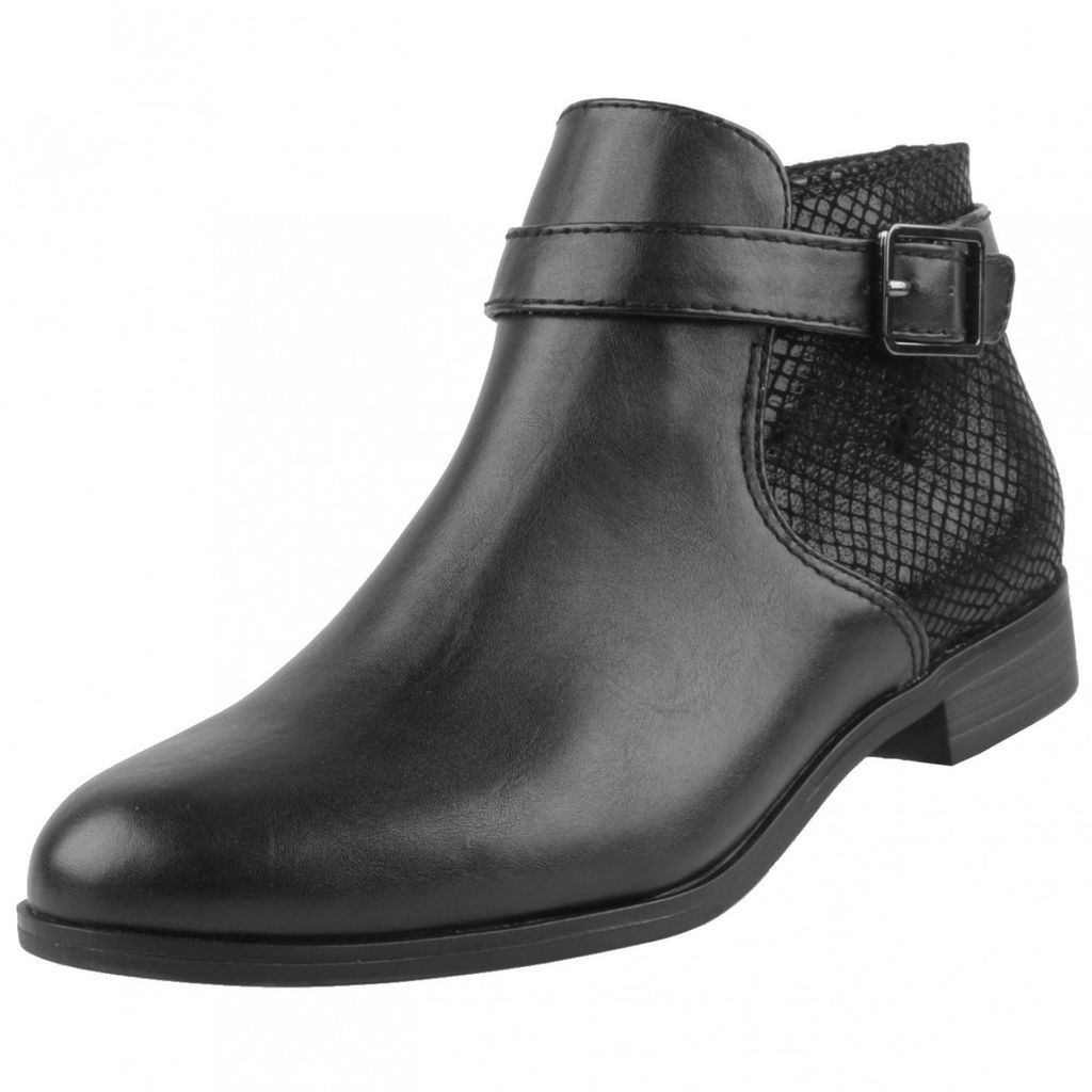 Tamaris Trend Damen Stiefelette 1-25083-25 schwarz,Größe 36 - 41