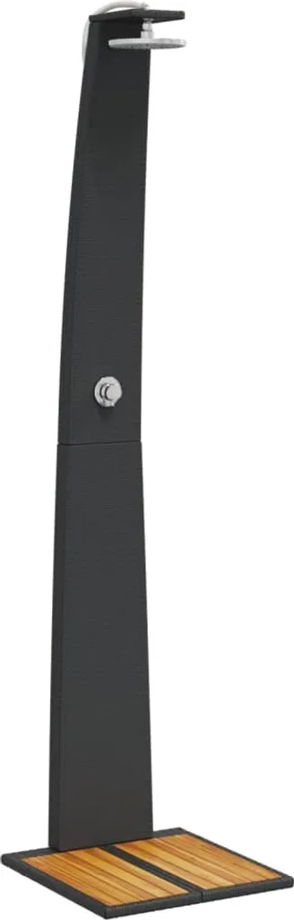Douche solaire de jardin 224 cm pour se rafraîchir l'été en plein air