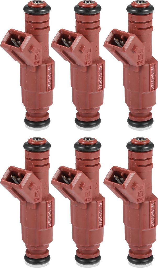 Kraftstoffeinspritzdüse - für Ford Explorer 1997-1998 Metall Rot - 6 Stück