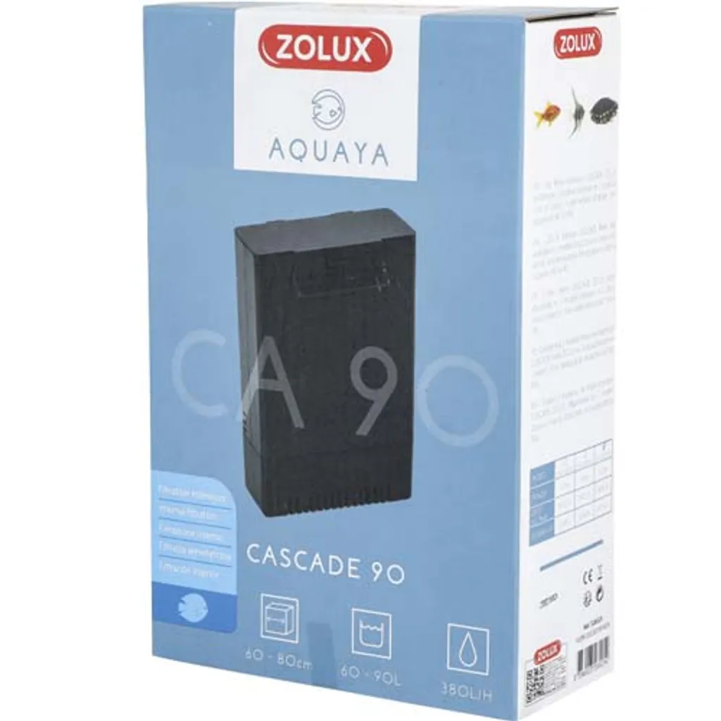 Filtre Interne pour Aquarium 90L Zolux Aquaya Cascade 90 Eau Cristalline