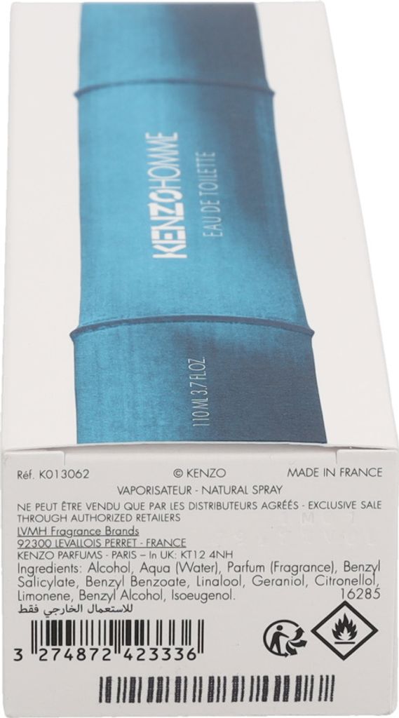 Kenzo Homme Relift Eau De Toilette Spray 110ml Produktbild 7
