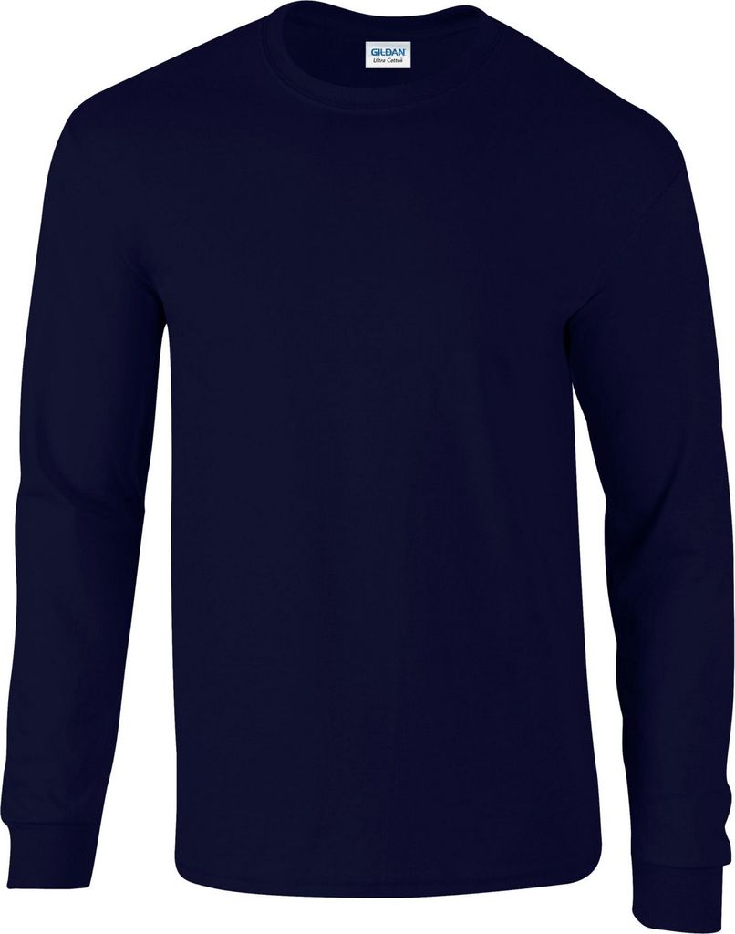 Gildan - "Ultra" T-Shirt für Herren/Damen Uni Langärmlig PC6430 (L) (Marineblau)