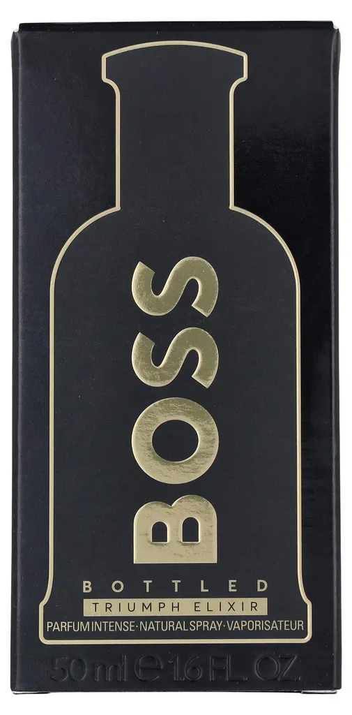 Boss Bottled Triumph Elixir Parfum 50 ml avec Notes Ambrées Vertes - 15