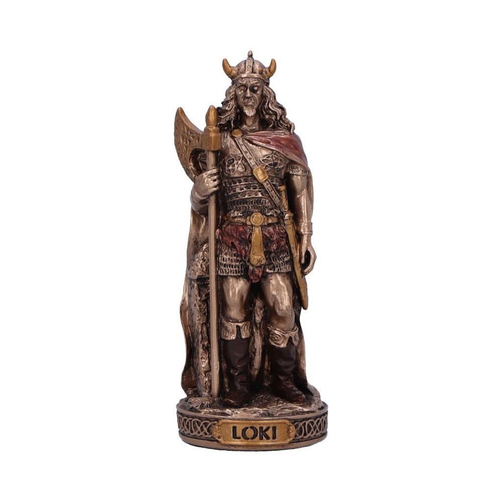 Bronzefigur / Dekofigur - Loki - Der Trickster-Gott - Mini