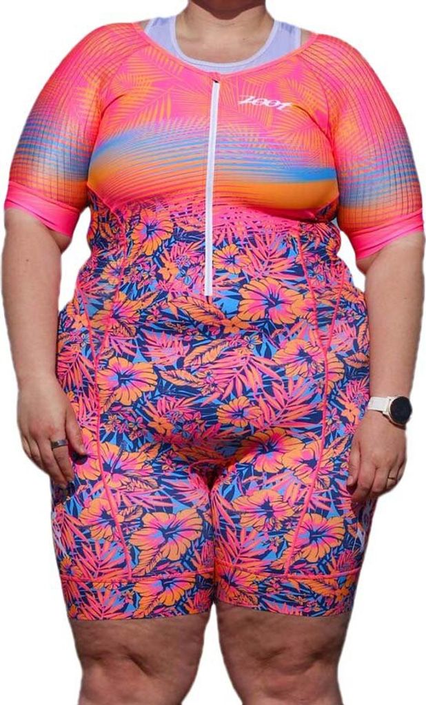 Zoot Ltd Athena Tri Aero Plus Size Kurzarm-trisuit Mehrfarbig S Frau Mehrfarbig S