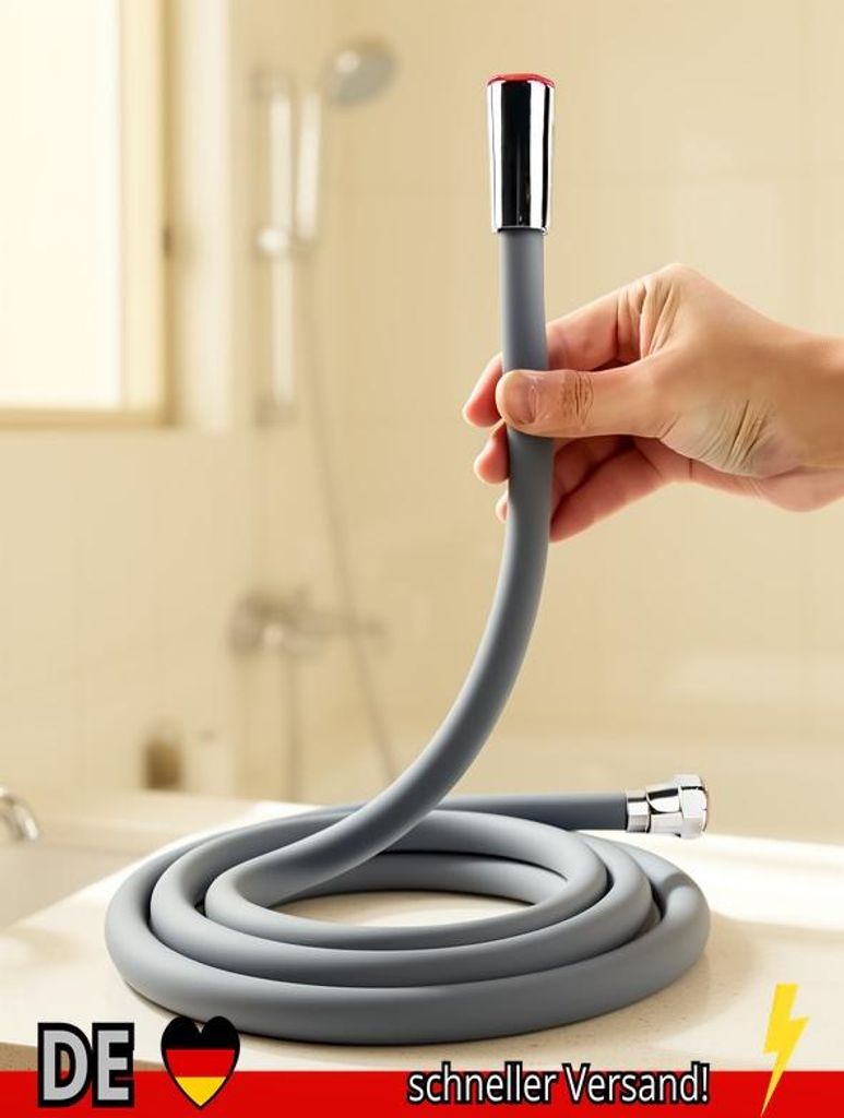 1 5 2 3M Silikon Dusche Kopf Schlauch Flexible Anti-Wicklung Rohr Hochdruck