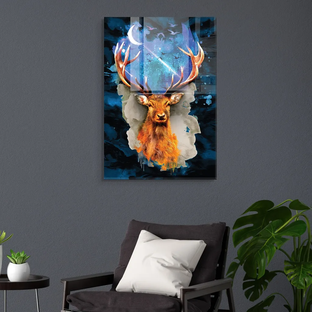 Wallity UV-668 Quadro Vetro Temperato 50x70 - Resistente e Lavabile - 2
