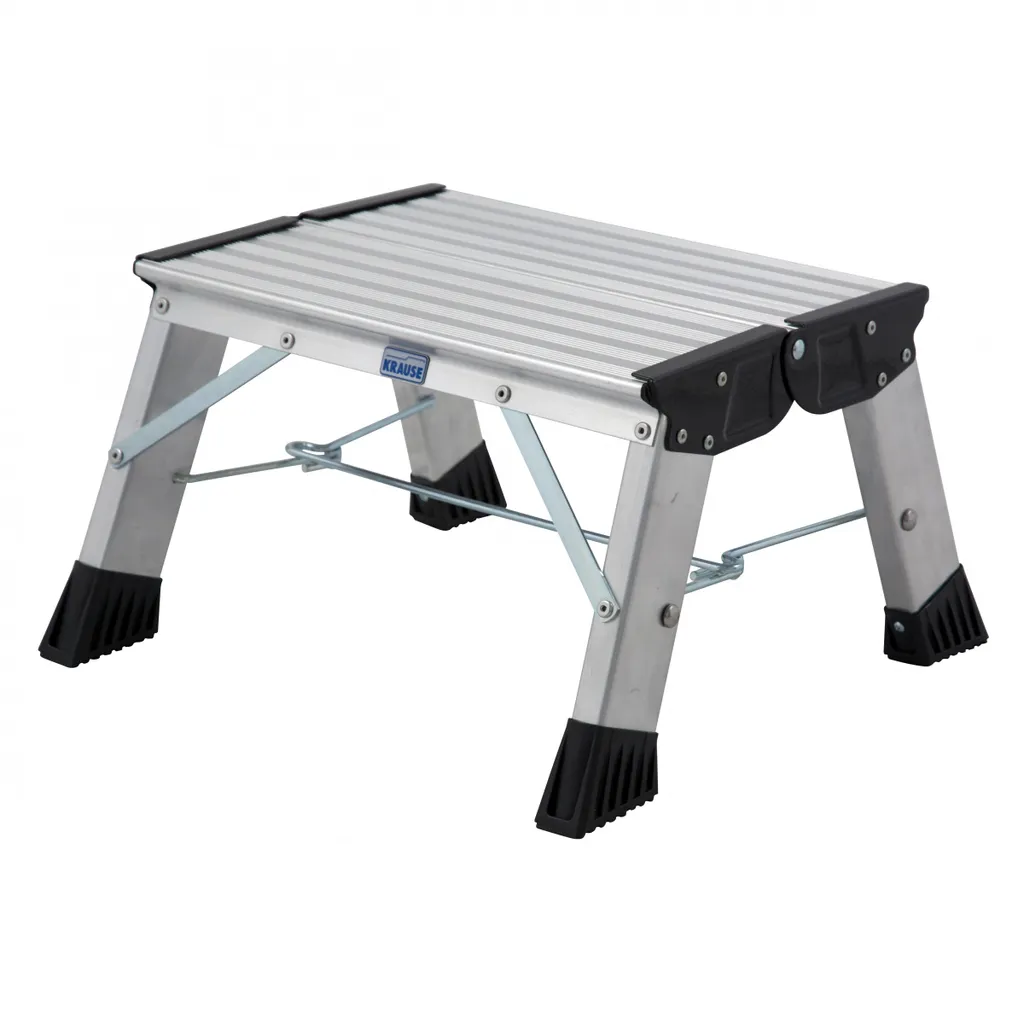 KRAUSE 130327 Treppy: Sgabello Alluminio per Magazzino e Ufficio