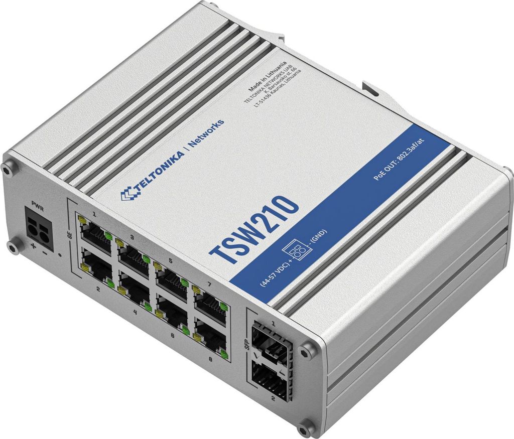 Teltonika TSW210 switch réseau non géré Gigabit Ethernet Image du produit 