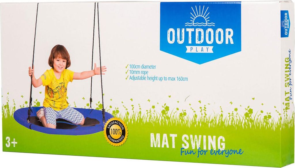 Outdoor Play Matte Swing 100cm, 3 Jahr(e), Blau