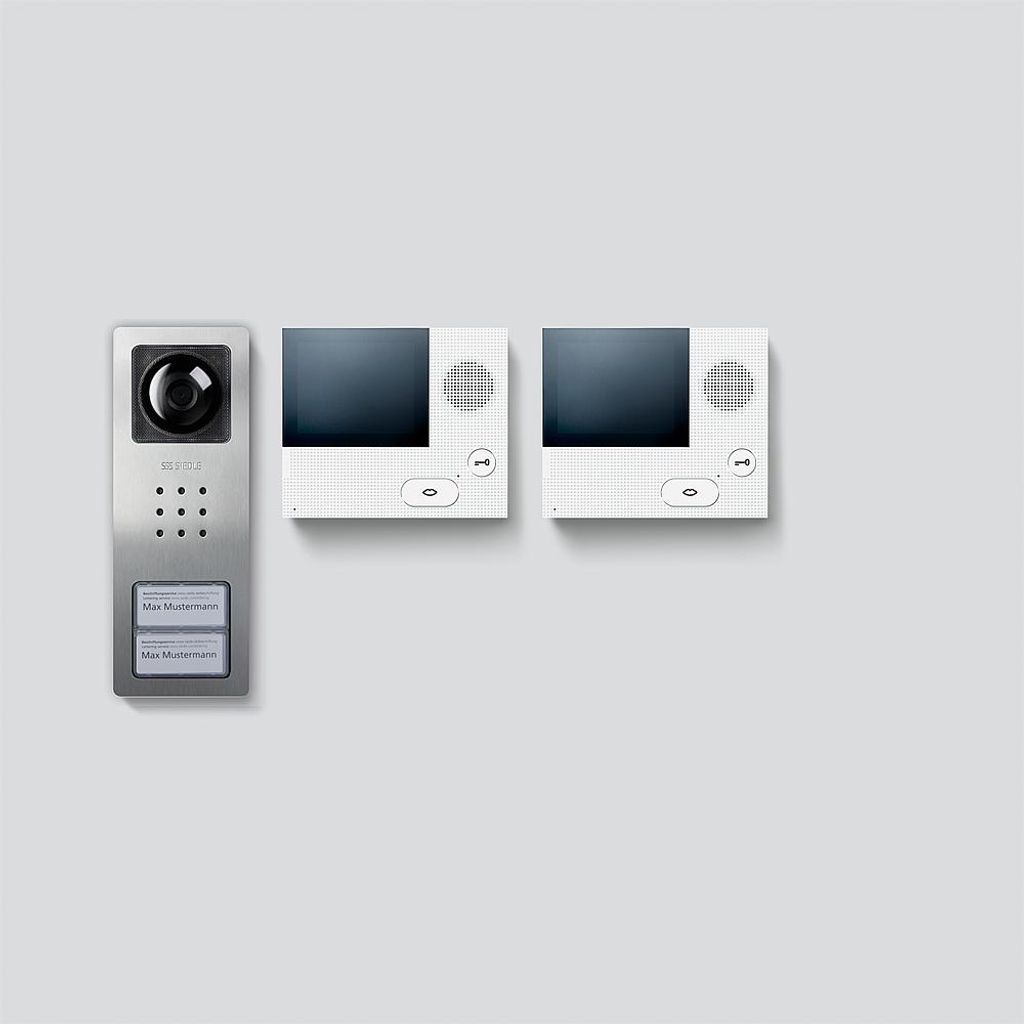 Siedle SET CVB 850-2 E/W Video-Zugangssystem 8,89 cm (3.5" ) Edelstahl