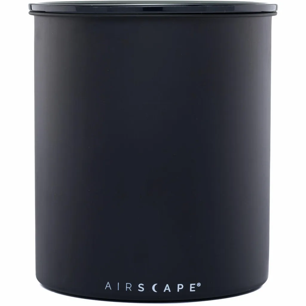 Airscape Boîte à Café AA1708 en Acier Galvanisé Noir Mat Grand Format