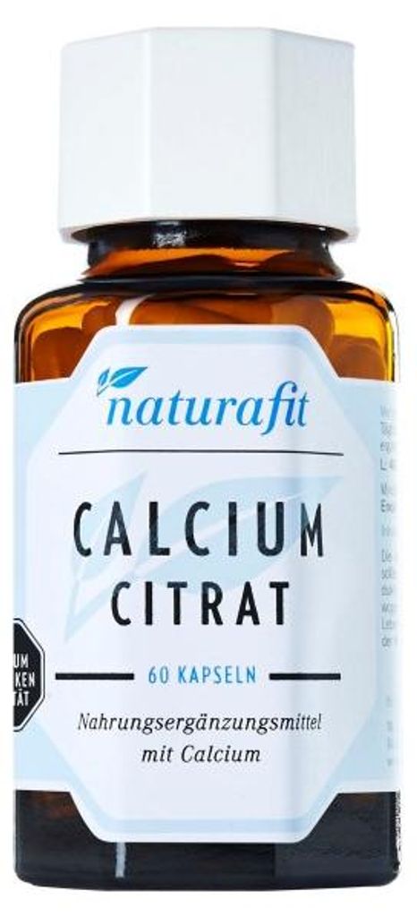 naturafit Calcium Citrat Kapseln, 60 St. Kapseln