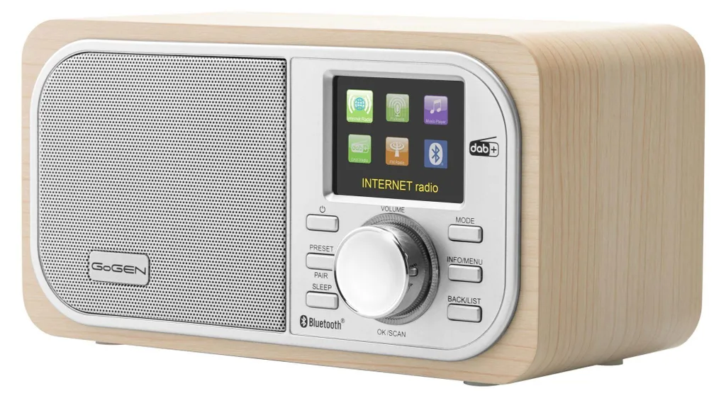 Radio GoGEN IR 237 BTDAB stéréo Bluetooth avec écran couleur et Wi-Fi