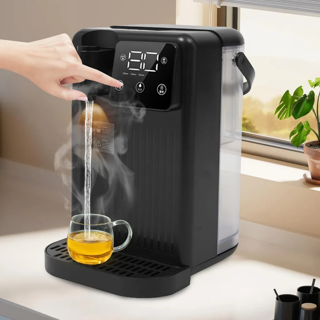 Bouilloire tactile 3L à chauffe rapide 3s - Température réglable 99°C - 3