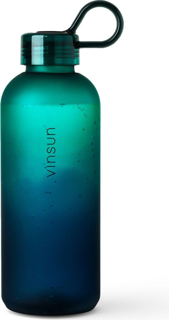 Trinkflasche 650ml Sport Wasser Flasche BPA frei Kohlensäure geeignet Gym Vinsun