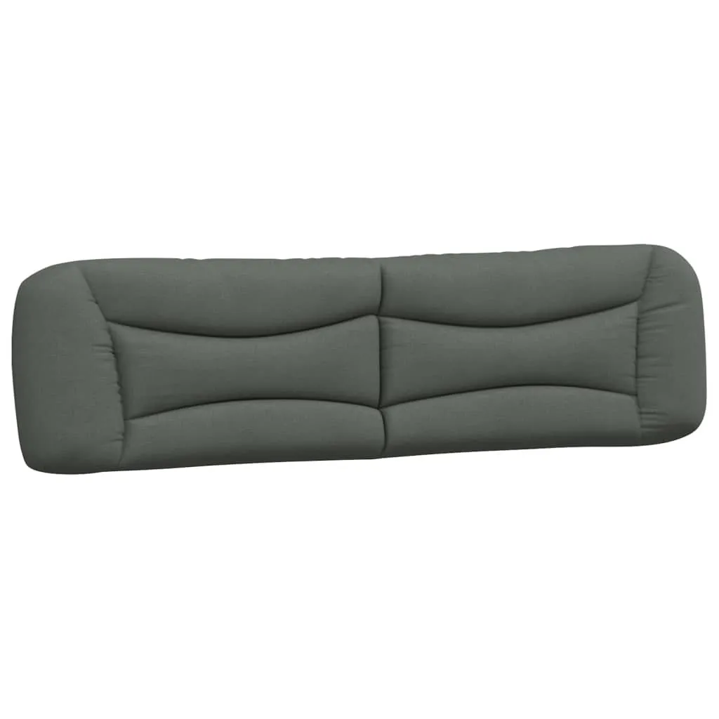 Cuscino Schienale Letto Hvar 200 cm Grigio Scuro | Arredo Camera Hotel