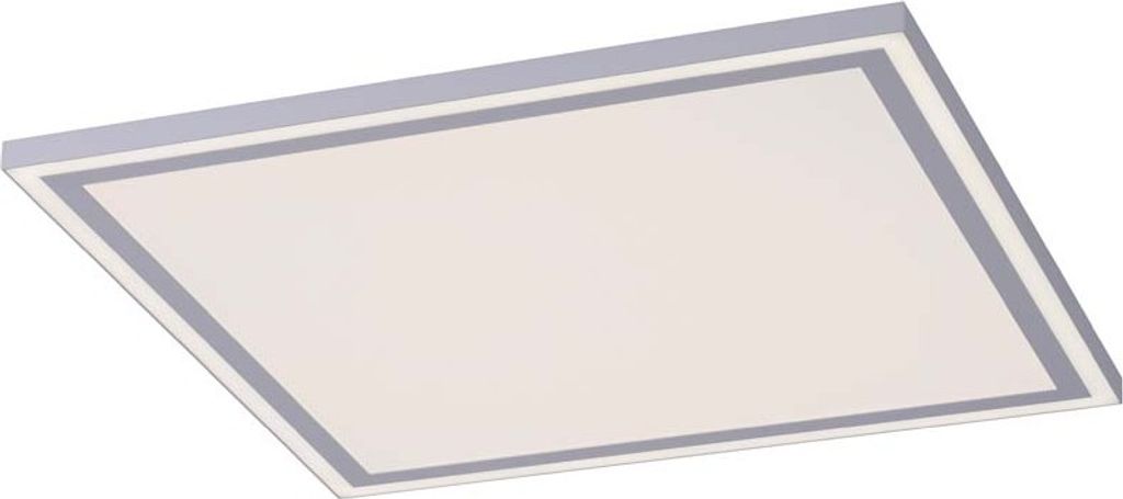 Plafoniera LED, pannello, telecomando dimmerabile, H 6,2 cm Immagine del prodotto 