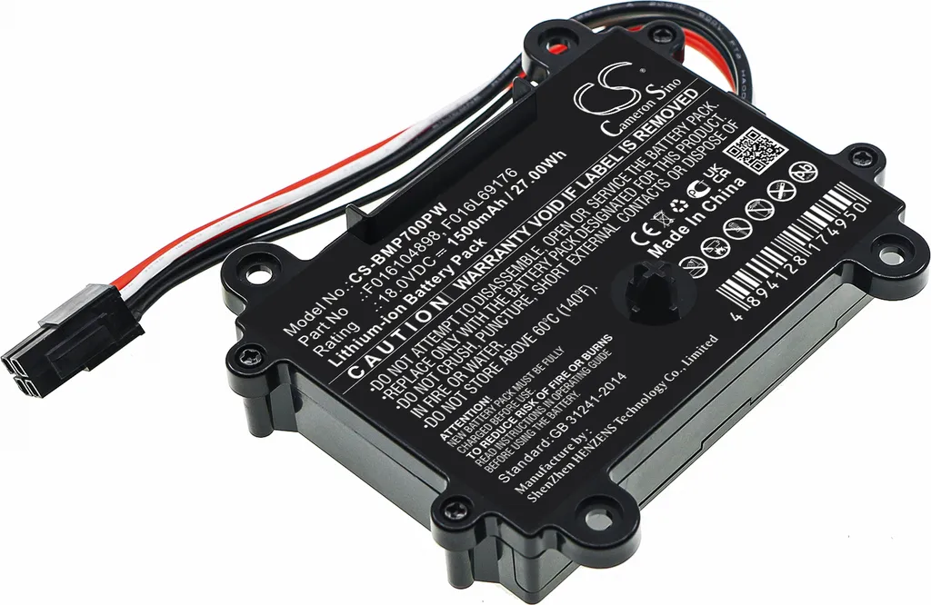 Batterie de Rechange pour Tondeuse Bosch Indego M700 et Indego M+ 700