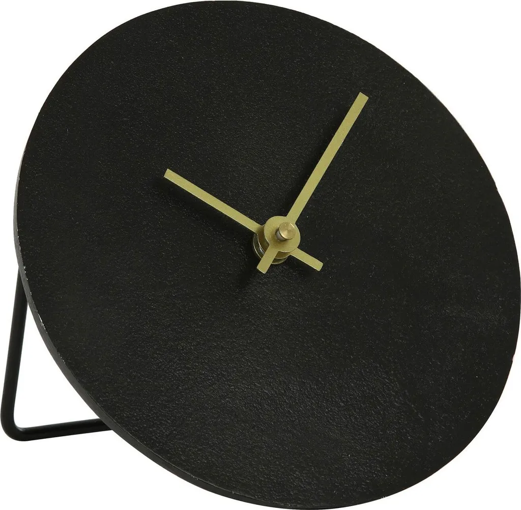 Petite Horloge Licola Design Métal Ø15 cm par Light & Living - Finition Or