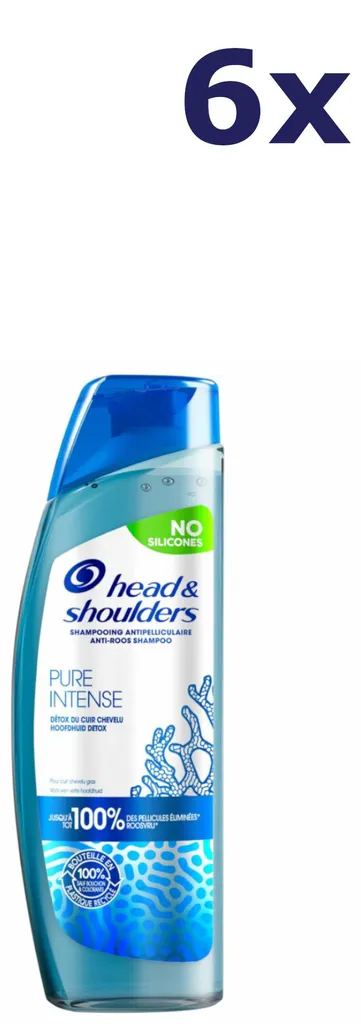 Head & Shoulders Shampoing Détox Intense 250ml : Purification et Fraîcheur