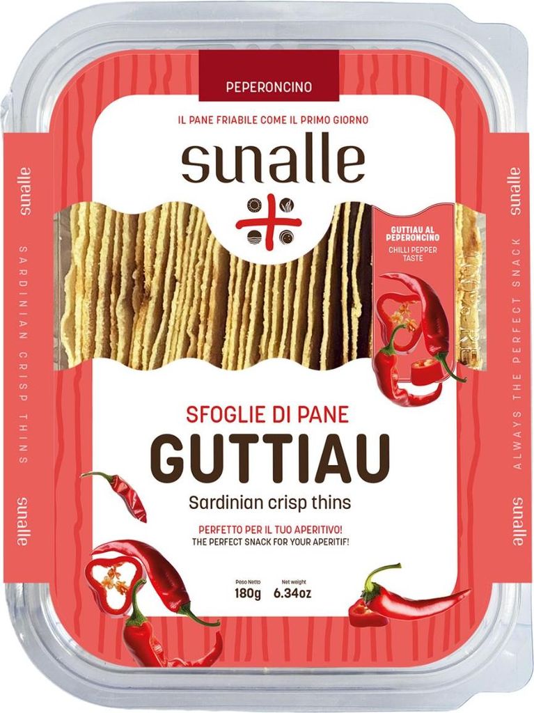 Sfoglie Di Pane Guttiau Peperoncino, knusprige Snacks Pane Produktbild 