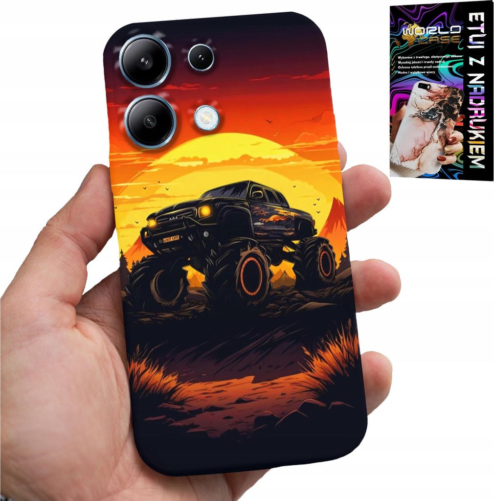 Gehäuse Für Xiaomi Note 13 4G - Monstertruck, Lkw, Designs + Glas