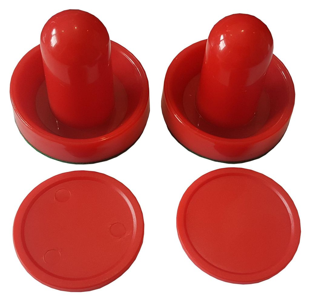 Charlsten Airhockey Set - 2x Pusher 95 mm + 2x Puck 75mm