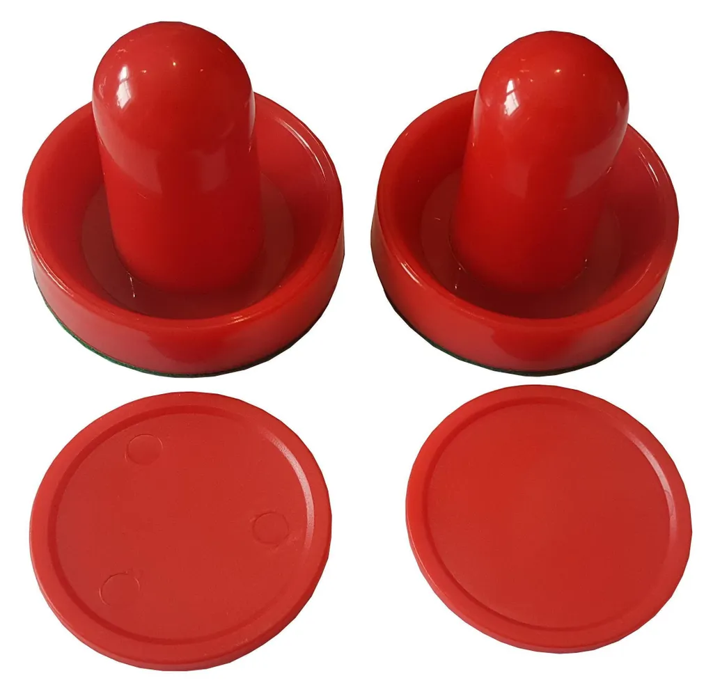 Kit Complet Charlsten pour Jouer au Air Hockey : 2 Pousseurs + 2 Palets