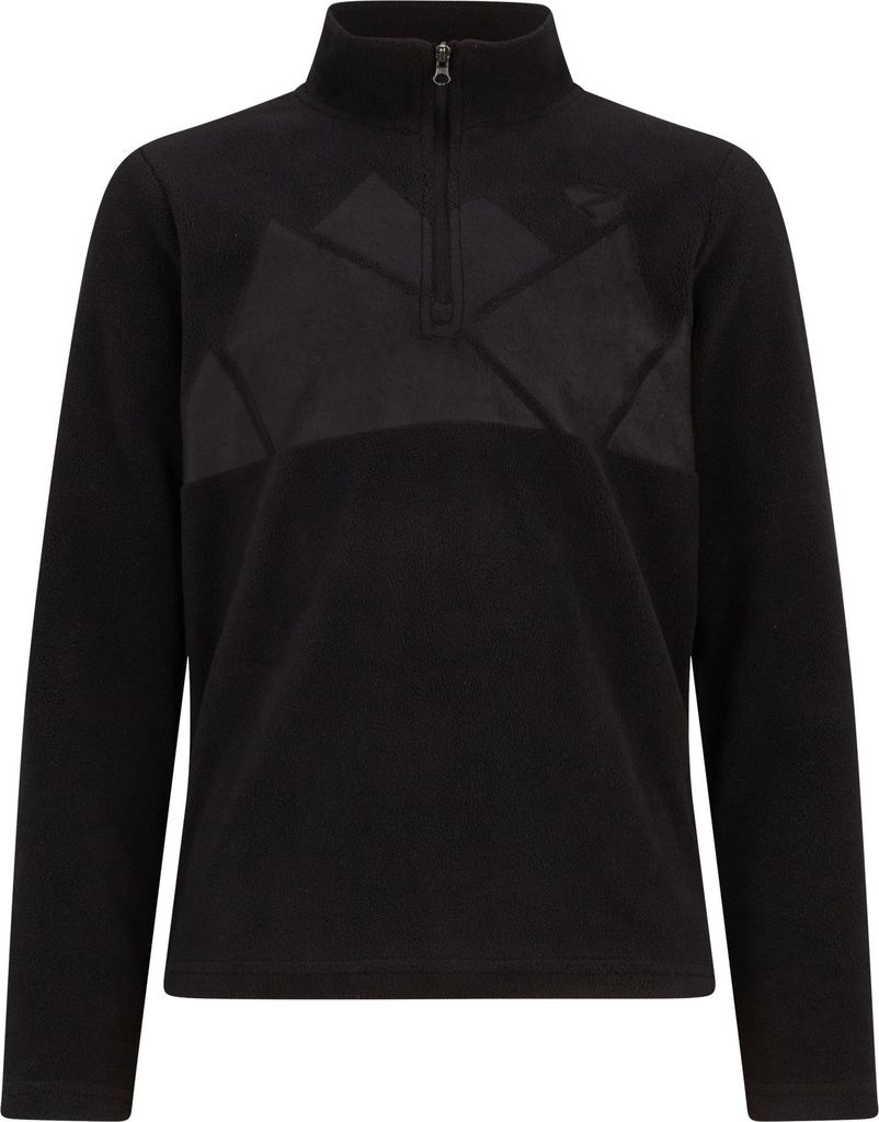 Ziener Kinder Fleecepullover JONKI black : 176 Größe: 176