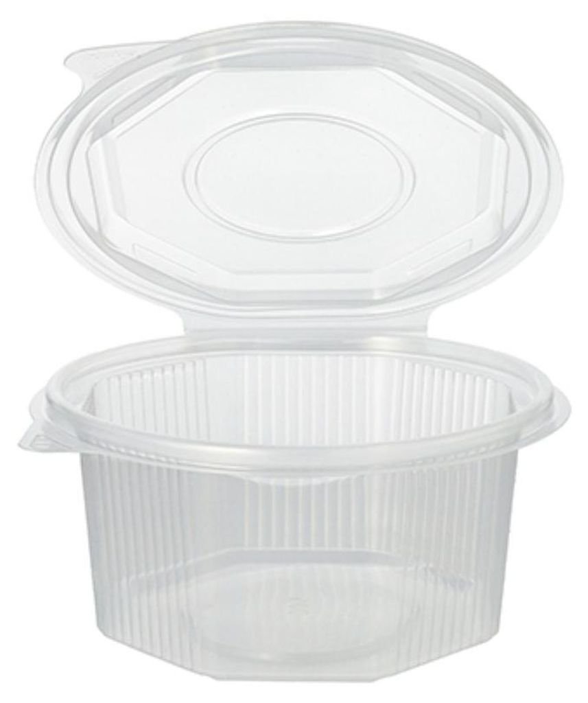STARPAK Verpackungsbecher eckig, mit Klappdeckel, 500 ml Produktbild 