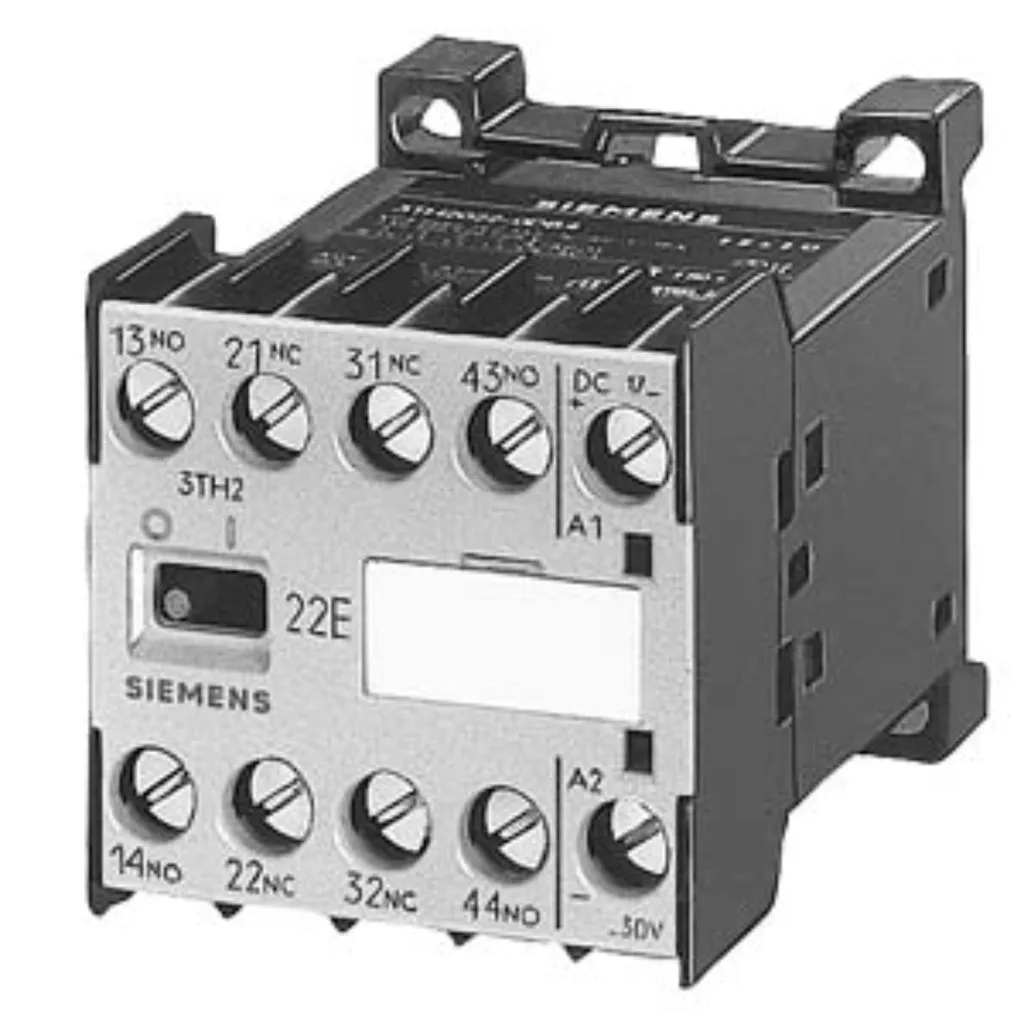 Contattore Ausiliario Siemens 3TH2022-0BB4 2NO+2NC 24V DC - Disponibile