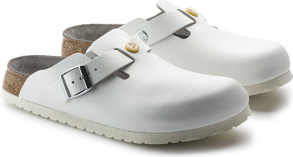 Birkenstock Boston ESD White Größe EU 46 Normal Produktbild 